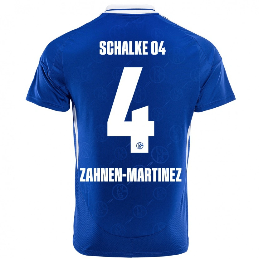 Danxen Børn Pablo Zahnen-Martinez #4 Kongeblå Hjemmebane Spillertrøjer 2024/25 Trøje T-Shirt
