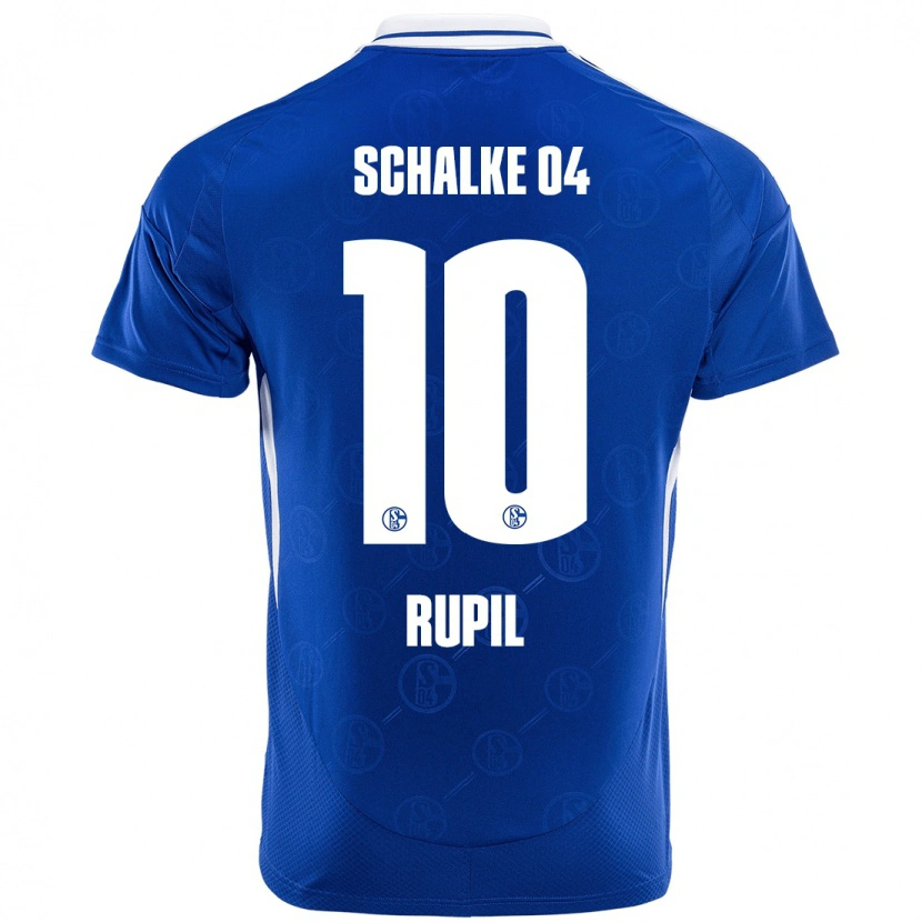 Danxen Børn Timothé Rupil #10 Kongeblå Hjemmebane Spillertrøjer 2024/25 Trøje T-Shirt