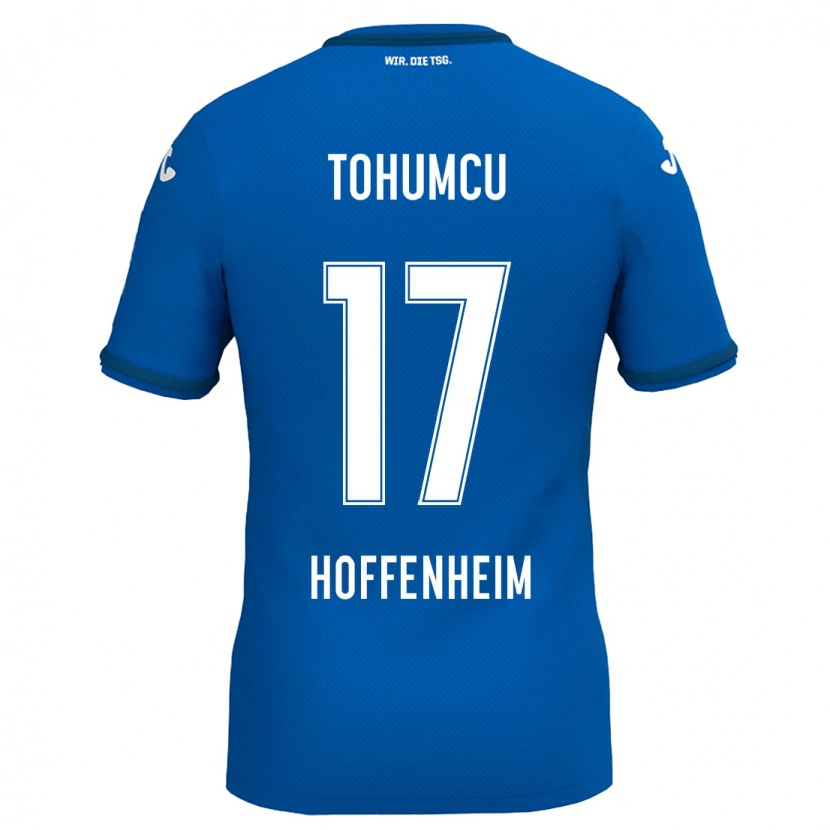 Danxen Børn Umut Tohumcu #17 Kongeblå Hjemmebane Spillertrøjer 2024/25 Trøje T-Shirt