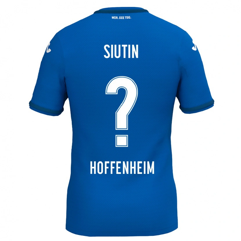 Danxen Børn Kirill Siutin #0 Kongeblå Hjemmebane Spillertrøjer 2024/25 Trøje T-Shirt