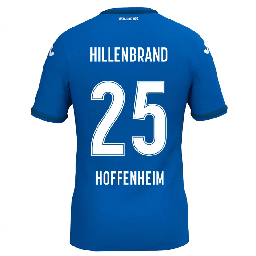 Danxen Børn Jack Hillenbrand #25 Kongeblå Hjemmebane Spillertrøjer 2024/25 Trøje T-Shirt