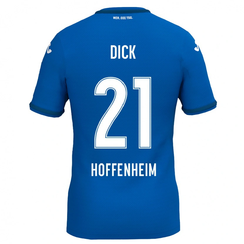 Danxen Børn Laura Dick #21 Kongeblå Hjemmebane Spillertrøjer 2024/25 Trøje T-Shirt