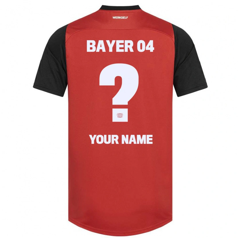 Danxen Børn Dit Navn #0 Rød Sort Hjemmebane Spillertrøjer 2024/25 Trøje T-Shirt