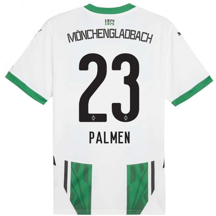 Danxen Børn Luisa Palmen #23 Hvid Grøn Hjemmebane Spillertrøjer 2024/25 Trøje T-Shirt
