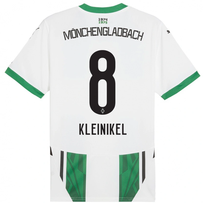Danxen Børn Nadja Kleinikel #8 Hvid Grøn Hjemmebane Spillertrøjer 2024/25 Trøje T-Shirt