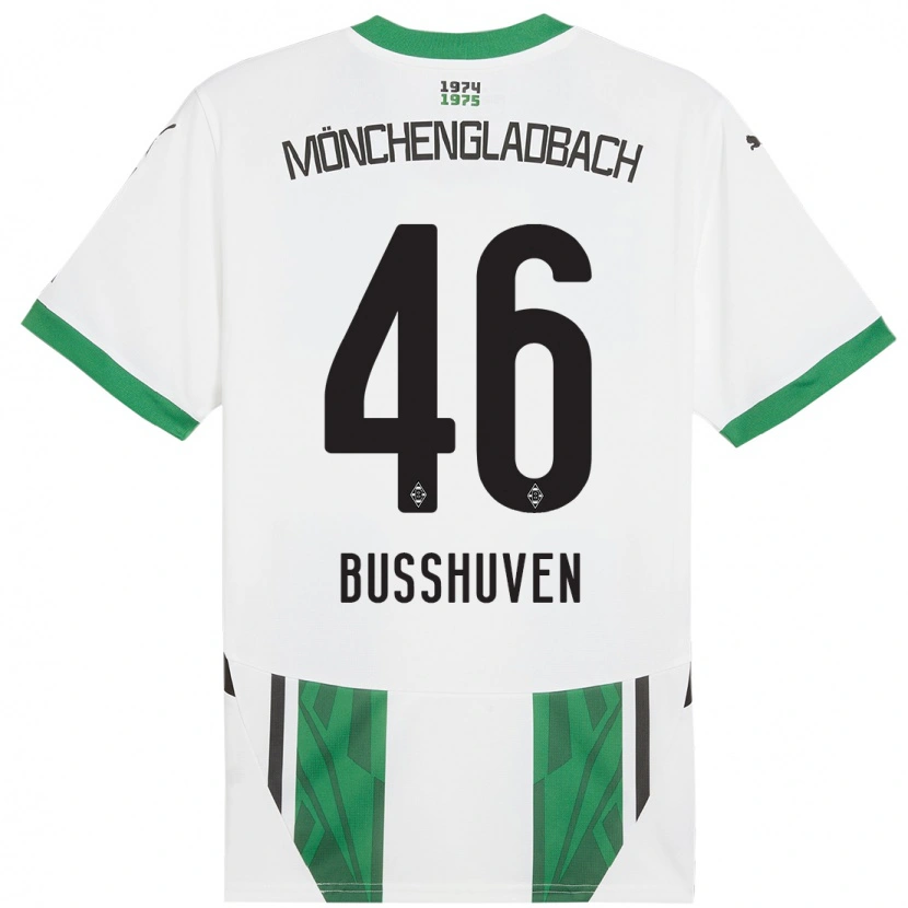 Danxen Børn Alina Busshuven #46 Hvid Grøn Hjemmebane Spillertrøjer 2024/25 Trøje T-Shirt