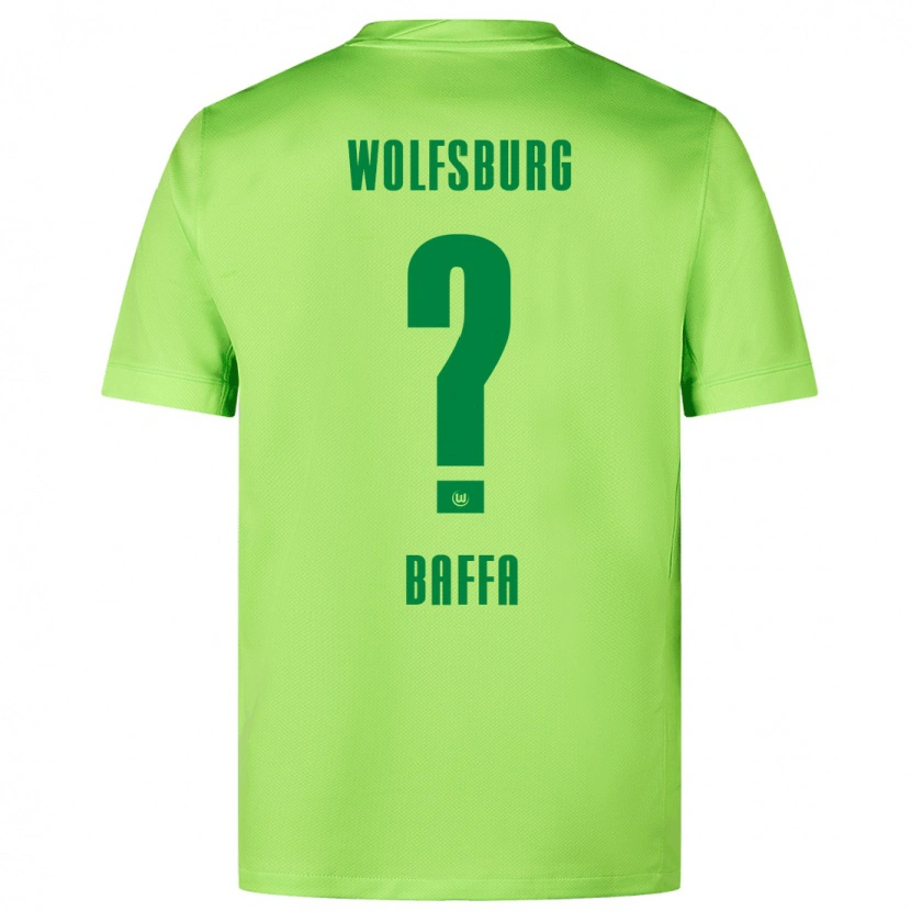 Danxen Børn Salvatore Baffa #0 Fluorescerende Grøn Hjemmebane Spillertrøjer 2024/25 Trøje T-Shirt