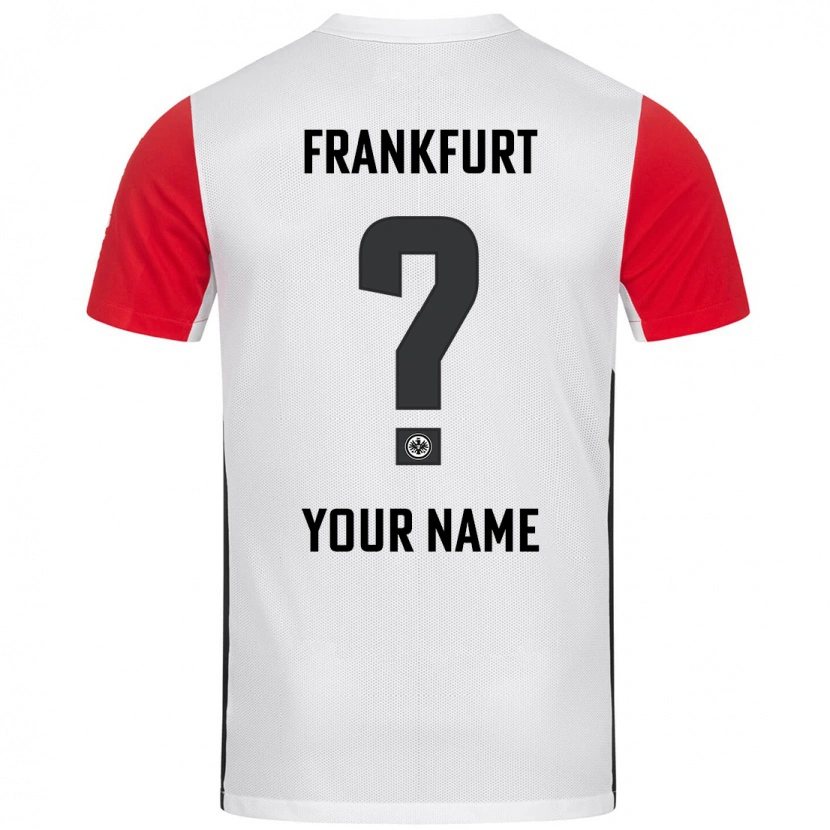 Danxen Børn Dit Navn #0 Hvid Rød Hjemmebane Spillertrøjer 2024/25 Trøje T-Shirt