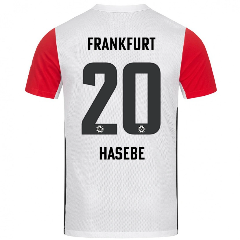 Danxen Børn Makoto Hasebe #20 Hvid Rød Hjemmebane Spillertrøjer 2024/25 Trøje T-Shirt