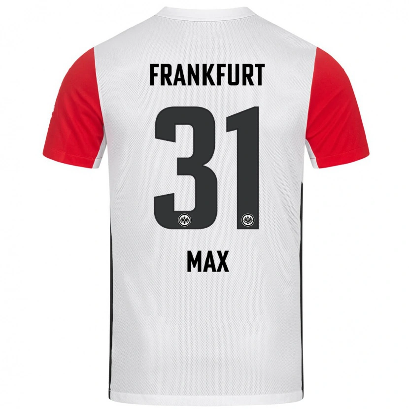 Danxen Børn Philipp Max #31 Hvid Rød Hjemmebane Spillertrøjer 2024/25 Trøje T-Shirt