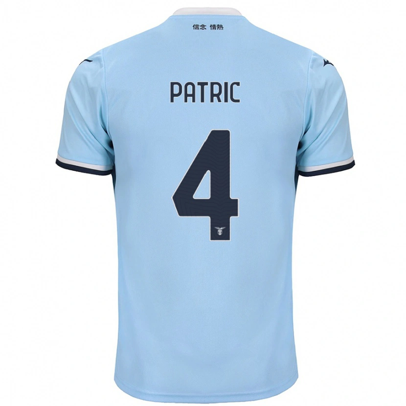 Danxen Børn Patric #4 Blå Hjemmebane Spillertrøjer 2024/25 Trøje T-Shirt