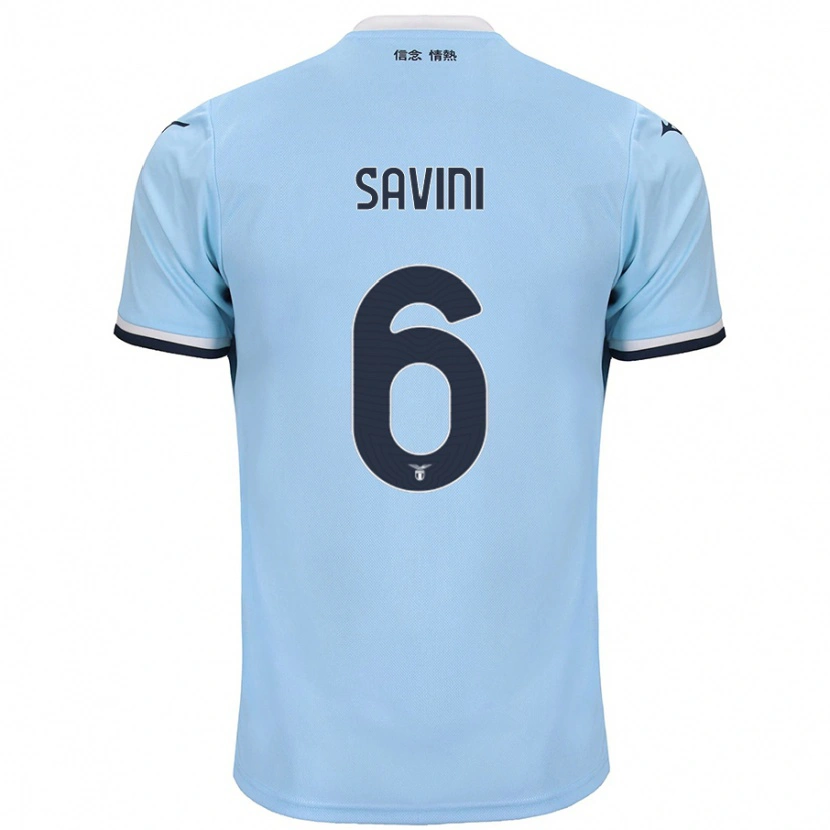Danxen Børn Federica Savini #6 Blå Hjemmebane Spillertrøjer 2024/25 Trøje T-Shirt