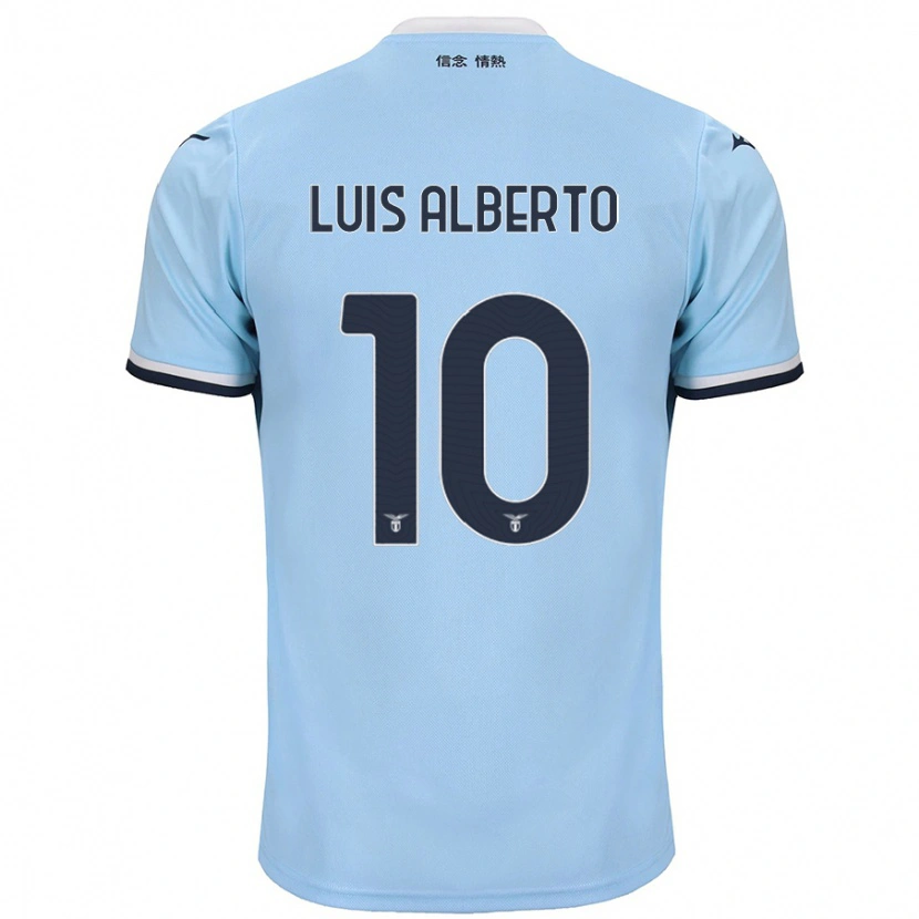 Danxen Børn Luis Alberto #10 Blå Hjemmebane Spillertrøjer 2024/25 Trøje T-Shirt