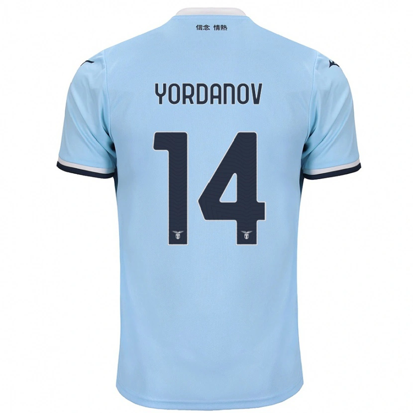 Danxen Børn Damyan Yordanov #14 Blå Hjemmebane Spillertrøjer 2024/25 Trøje T-Shirt