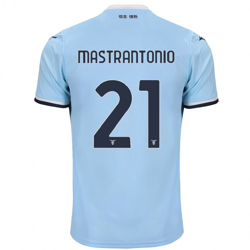 Danxen Børn Ella Mastrantonio #21 Blå Hjemmebane Spillertrøjer 2024/25 Trøje T-Shirt