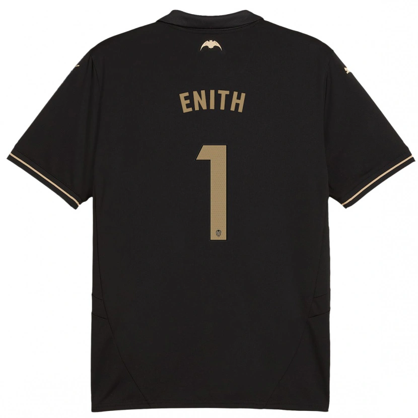 Danxen Børn Enith #1 Sort Udebane Spillertrøjer 2024/25 Trøje T-Shirt