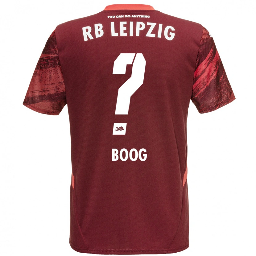 Danxen Børn Miguel Boog #0 Bourgogne Udebane Spillertrøjer 2024/25 Trøje T-Shirt