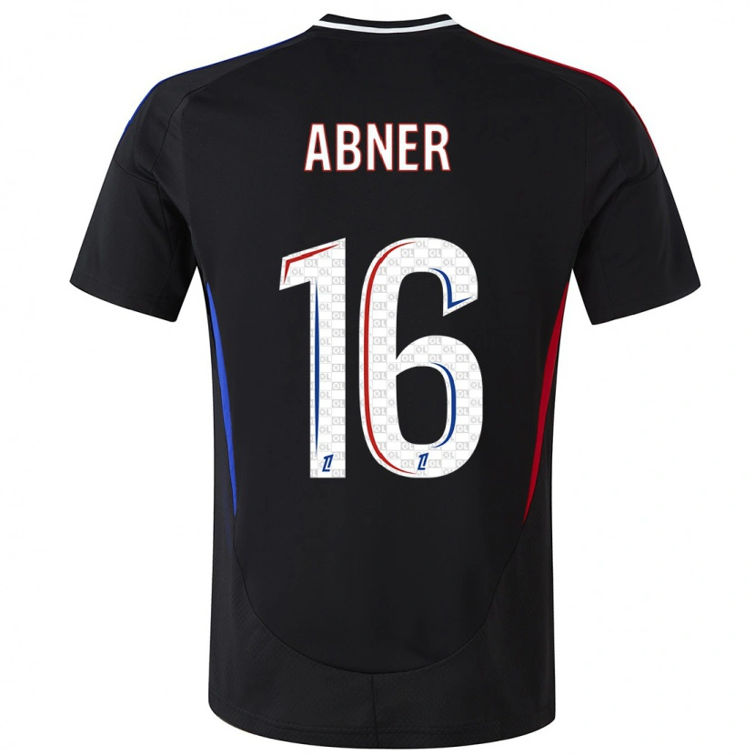 Danxen Børn Abner #16 Sort Udebane Spillertrøjer 2024/25 Trøje T-Shirt