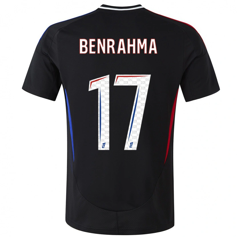 Danxen Børn Saïd Benrahma #17 Sort Udebane Spillertrøjer 2024/25 Trøje T-Shirt