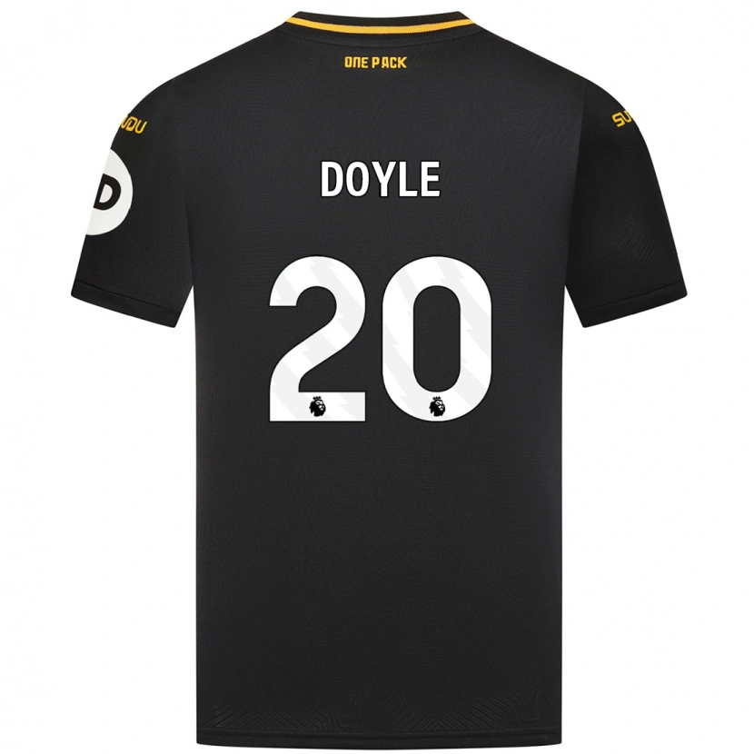 Danxen Børn Tommy Doyle #20 Sort Udebane Spillertrøjer 2024/25 Trøje T-Shirt
