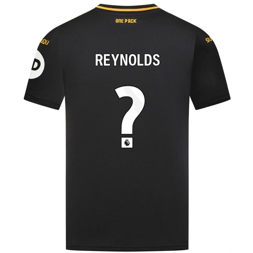 Danxen Børn Fabian Reynolds #0 Sort Udebane Spillertrøjer 2024/25 Trøje T-Shirt