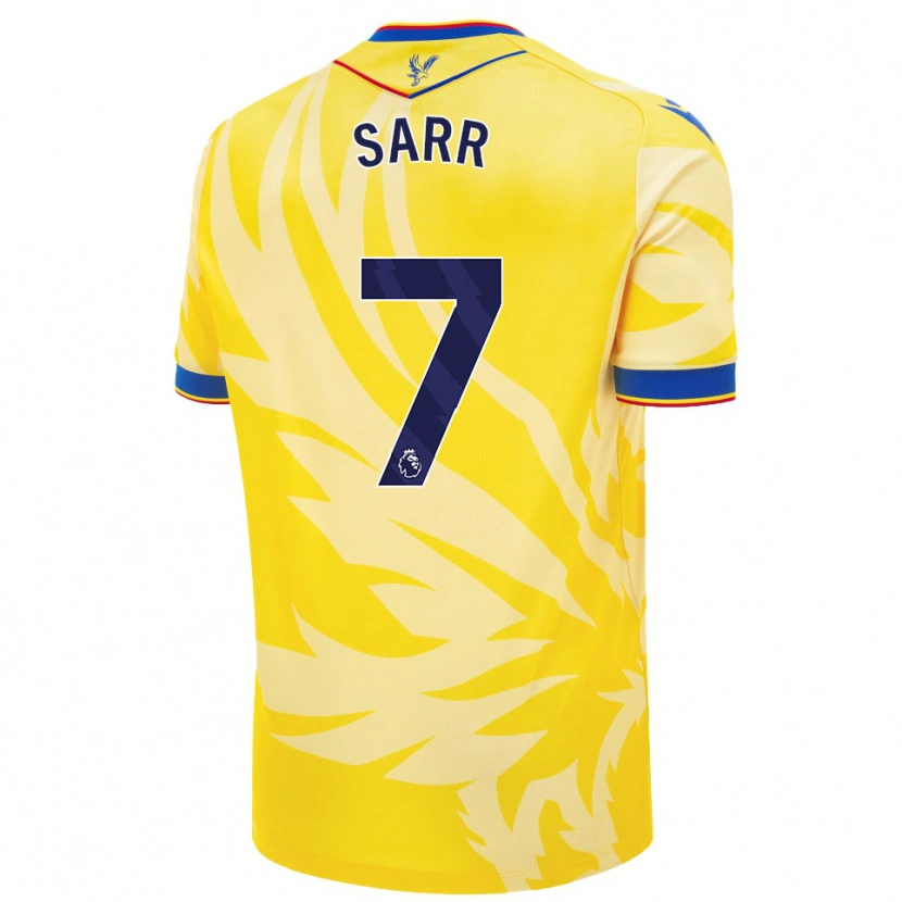 Danxen Børn Ismaïla Sarr #7 Gul Udebane Spillertrøjer 2024/25 Trøje T-Shirt