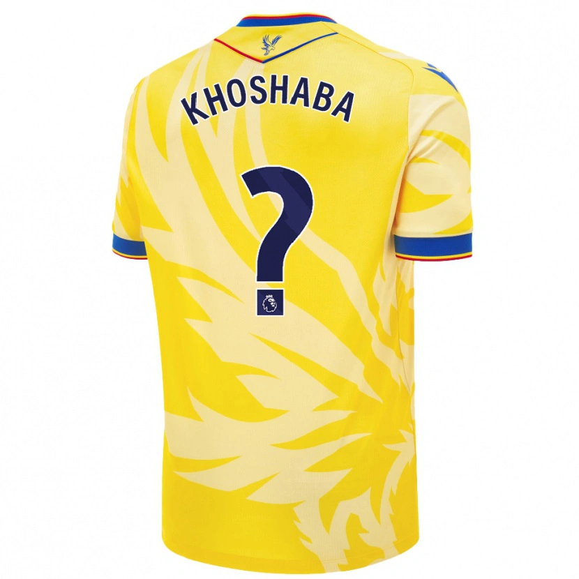 Danxen Børn Joseph Khoshaba #0 Gul Udebane Spillertrøjer 2024/25 Trøje T-Shirt
