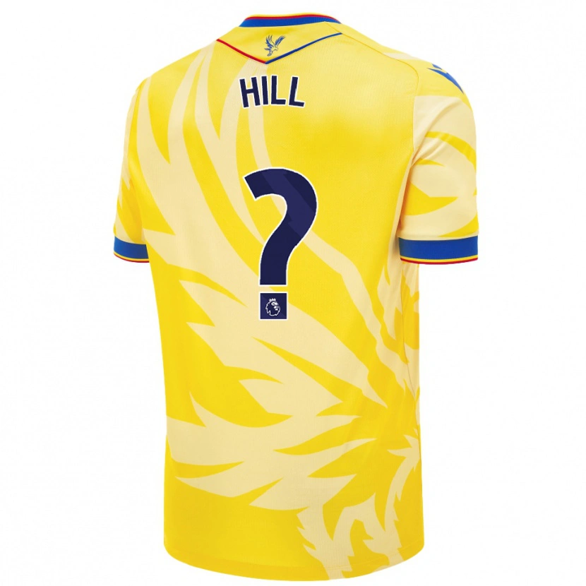 Danxen Børn Marcus Hill #0 Gul Udebane Spillertrøjer 2024/25 Trøje T-Shirt