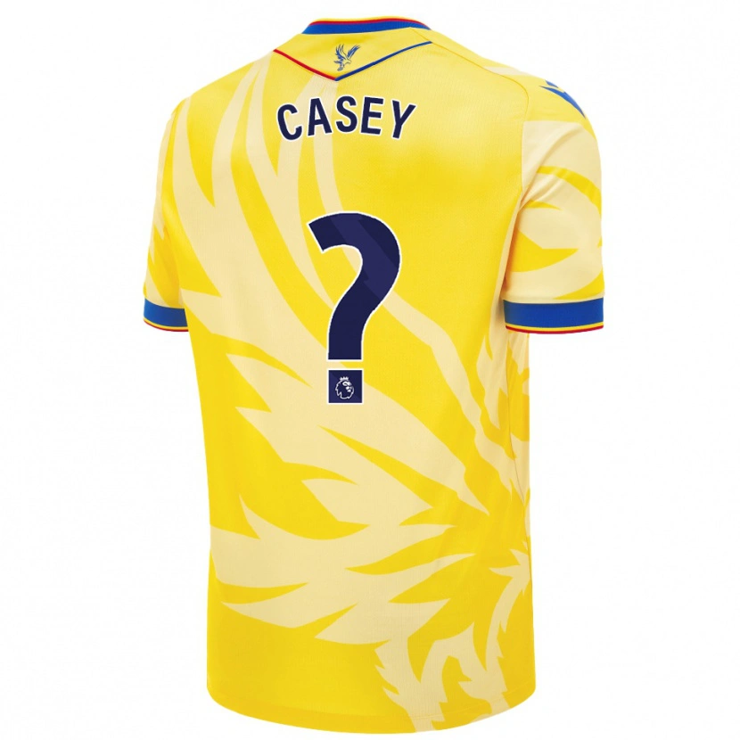 Danxen Børn Benjamin Casey #0 Gul Udebane Spillertrøjer 2024/25 Trøje T-Shirt