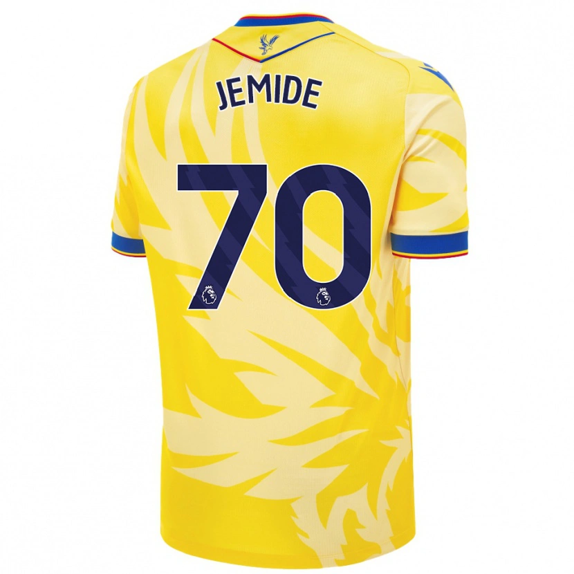Danxen Børn Mofe Jemide #70 Gul Udebane Spillertrøjer 2024/25 Trøje T-Shirt