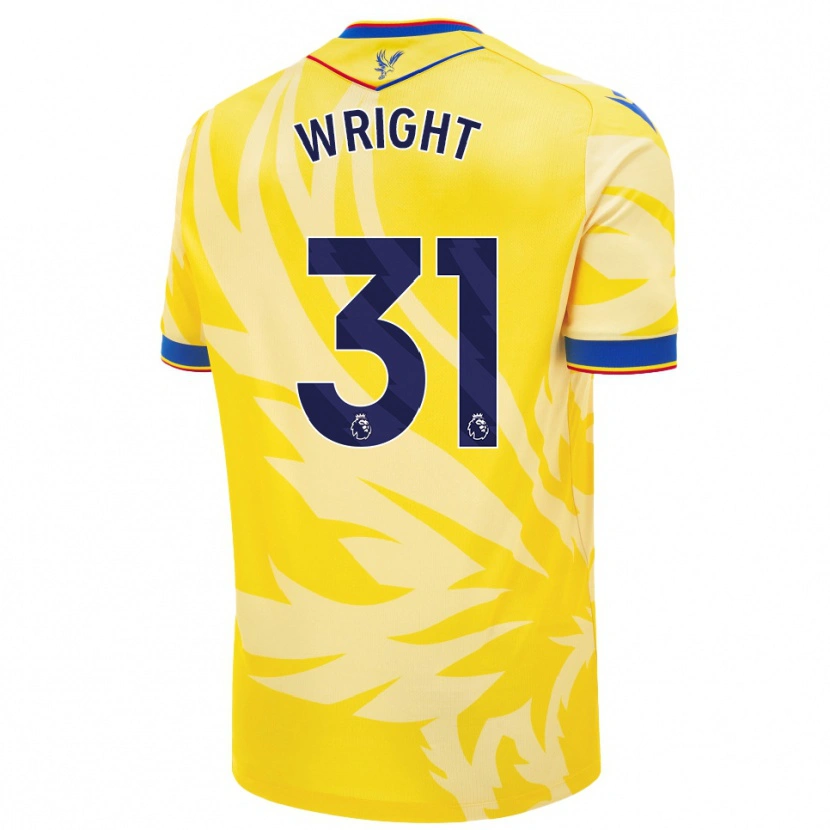 Danxen Børn Annis-Clara Wright #31 Gul Udebane Spillertrøjer 2024/25 Trøje T-Shirt
