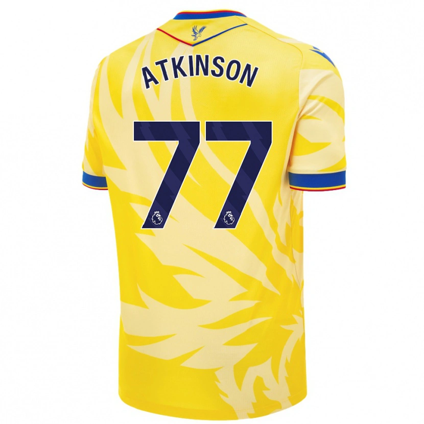Danxen Børn Isibeal Atkinson #77 Gul Udebane Spillertrøjer 2024/25 Trøje T-Shirt