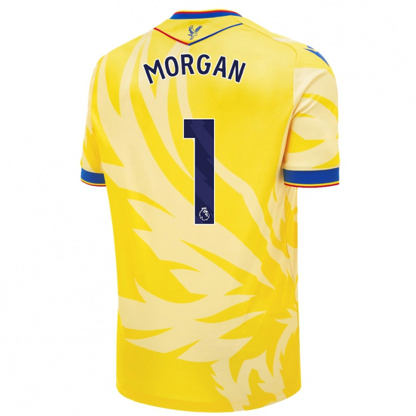 Danxen Børn Chloe Morgan #1 Gul Udebane Spillertrøjer 2024/25 Trøje T-Shirt