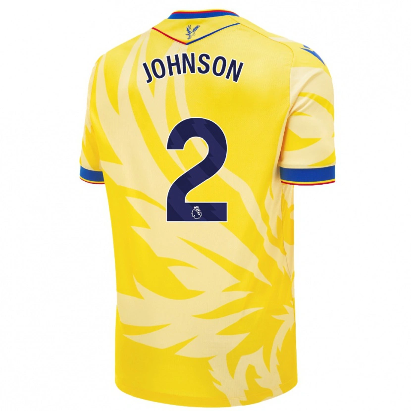 Danxen Børn Annabel Johnson #2 Gul Udebane Spillertrøjer 2024/25 Trøje T-Shirt