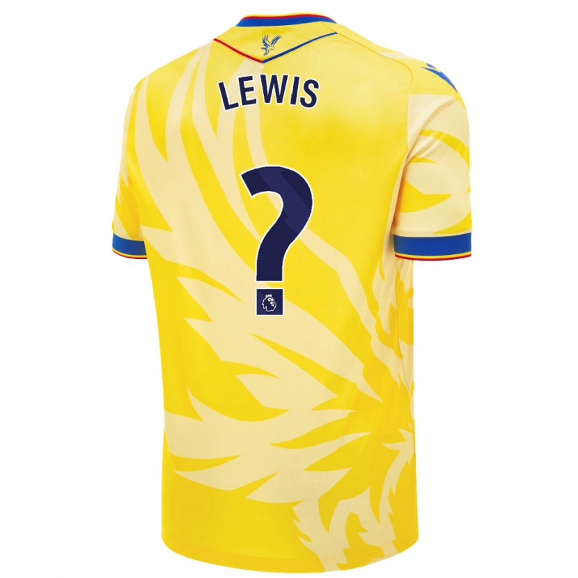 Danxen Børn Cameron Lewis Brown #0 Gul Udebane Spillertrøjer 2024/25 Trøje T-Shirt
