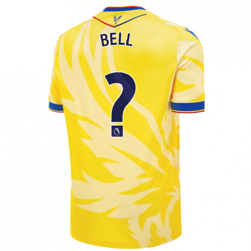 Danxen Børn Freddie Bell #0 Gul Udebane Spillertrøjer 2024/25 Trøje T-Shirt