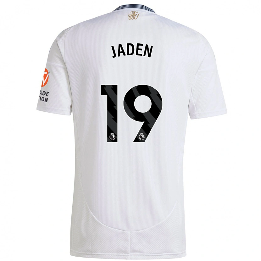 Danxen Børn Jaden Philogene #19 Hvid Udebane Spillertrøjer 2024/25 Trøje T-Shirt