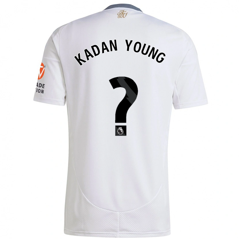 Danxen Børn Kadan Young #0 Hvid Udebane Spillertrøjer 2024/25 Trøje T-Shirt