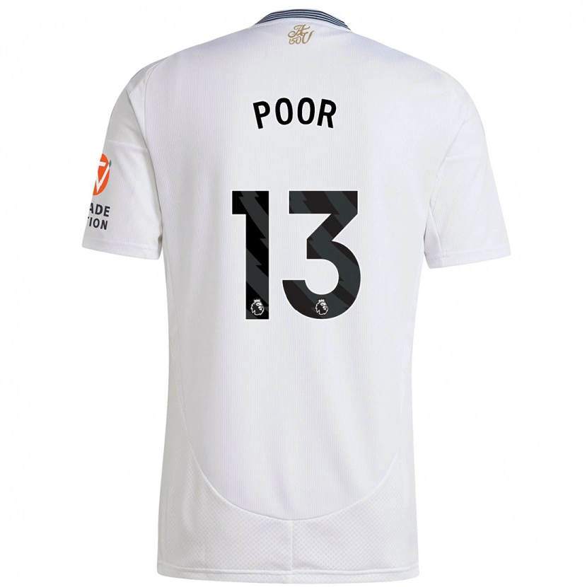 Danxen Børn Sophia Poor #13 Hvid Udebane Spillertrøjer 2024/25 Trøje T-Shirt