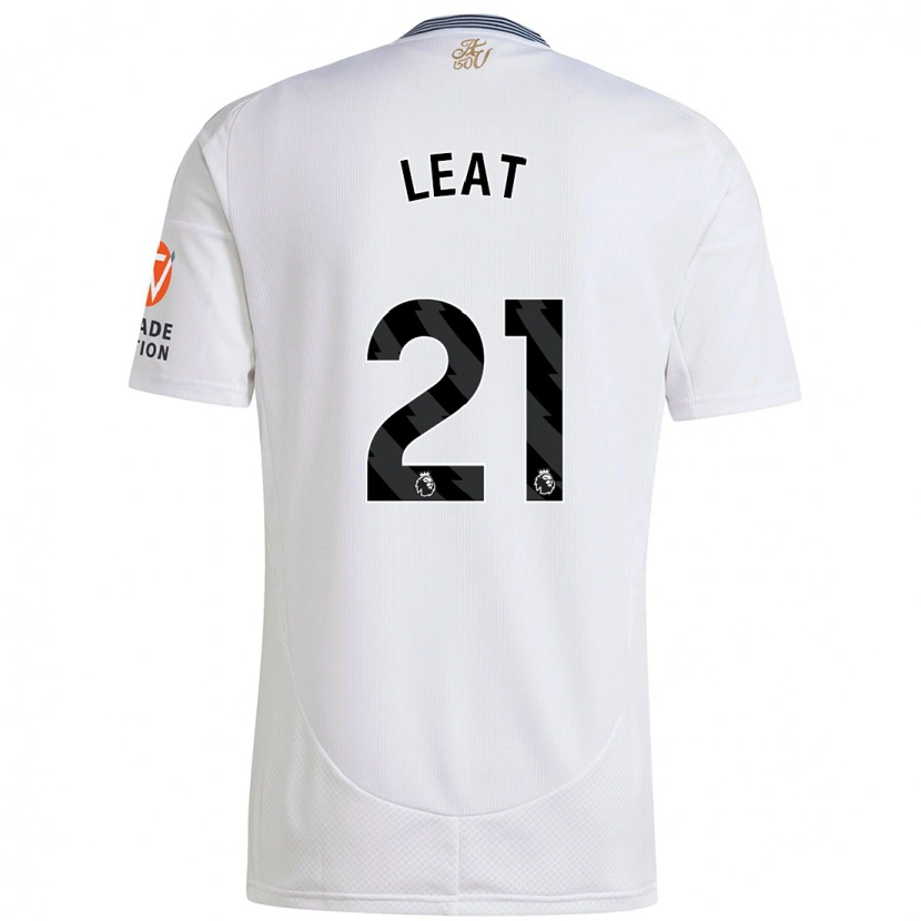 Danxen Børn Anna Leat #21 Hvid Udebane Spillertrøjer 2024/25 Trøje T-Shirt
