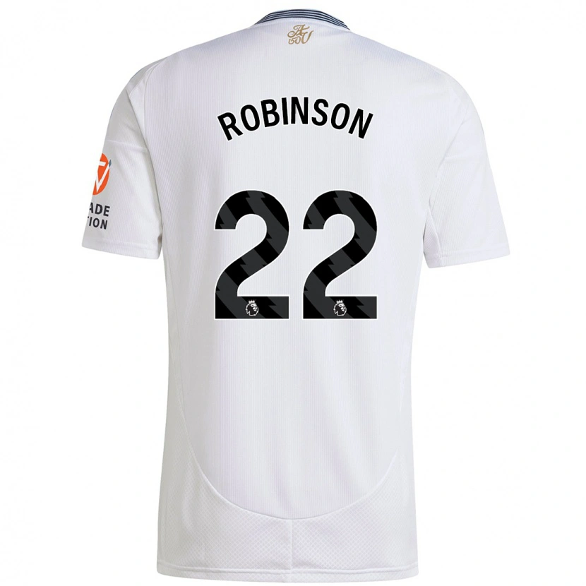 Danxen Børn Katie Robinson #22 Hvid Udebane Spillertrøjer 2024/25 Trøje T-Shirt