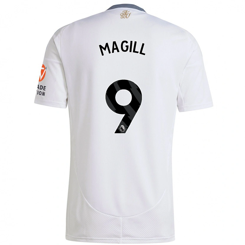 Danxen Børn Simone Magill #9 Hvid Udebane Spillertrøjer 2024/25 Trøje T-Shirt