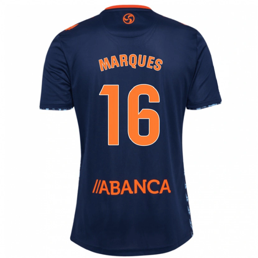 Danxen Børn 
Jailson Marques Siqueira #16 Marineblå Udebane Spillertrøjer 2024/25 Trøje T-Shirt