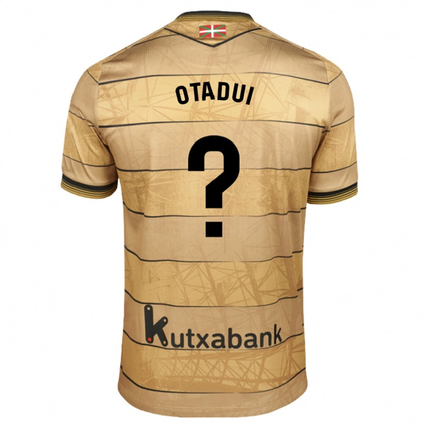 Danxen Børn Iker Otadui #0 Brun Udebane Spillertrøjer 2024/25 Trøje T-Shirt