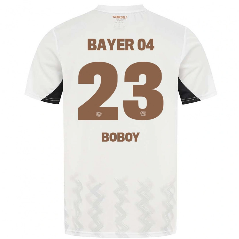 Danxen Børn Delice Boboy #23 Hvid Sort Udebane Spillertrøjer 2024/25 Trøje T-Shirt