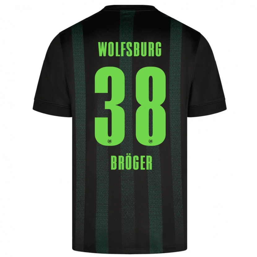 Danxen Børn Bennit Bröger #38 Mørkegrøn Udebane Spillertrøjer 2024/25 Trøje T-Shirt