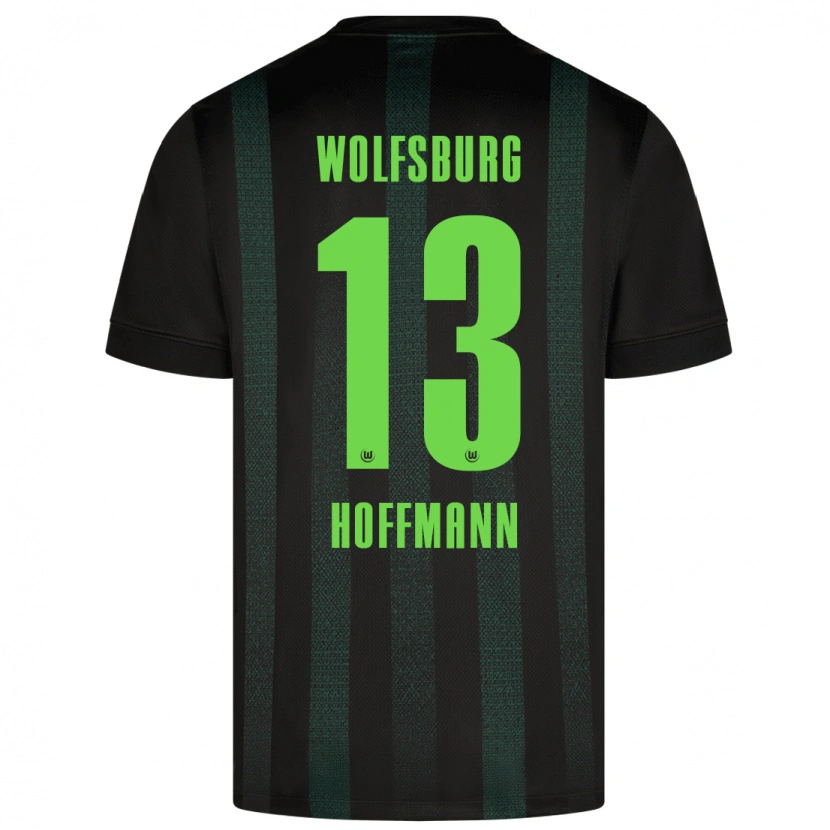 Danxen Børn Nils Hoffmann #13 Mørkegrøn Udebane Spillertrøjer 2024/25 Trøje T-Shirt