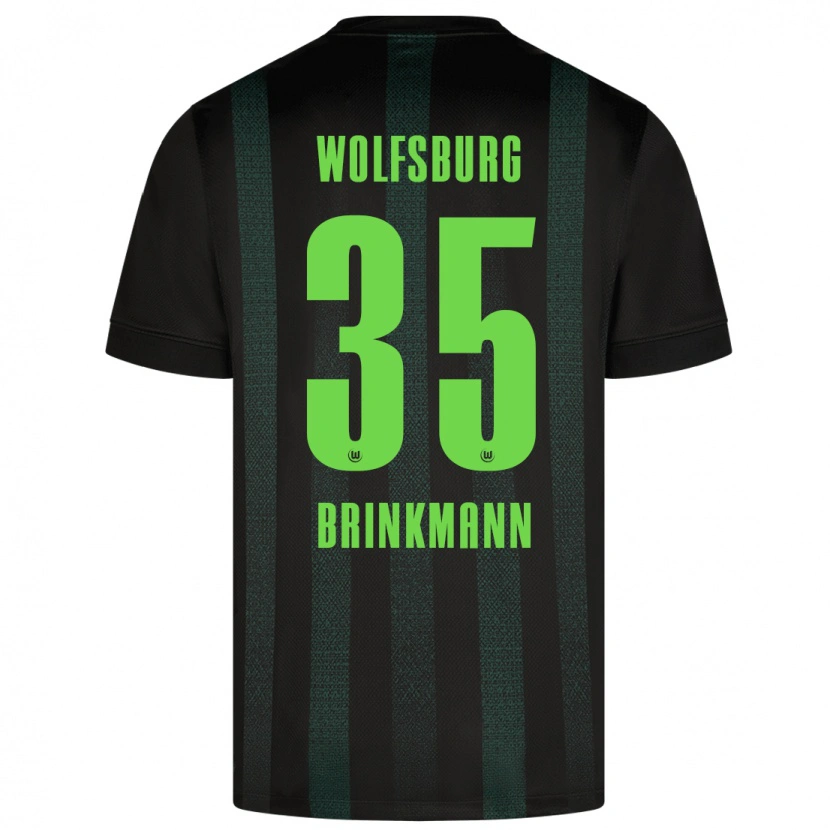Danxen Børn Karla Brinkmann #35 Mørkegrøn Udebane Spillertrøjer 2024/25 Trøje T-Shirt