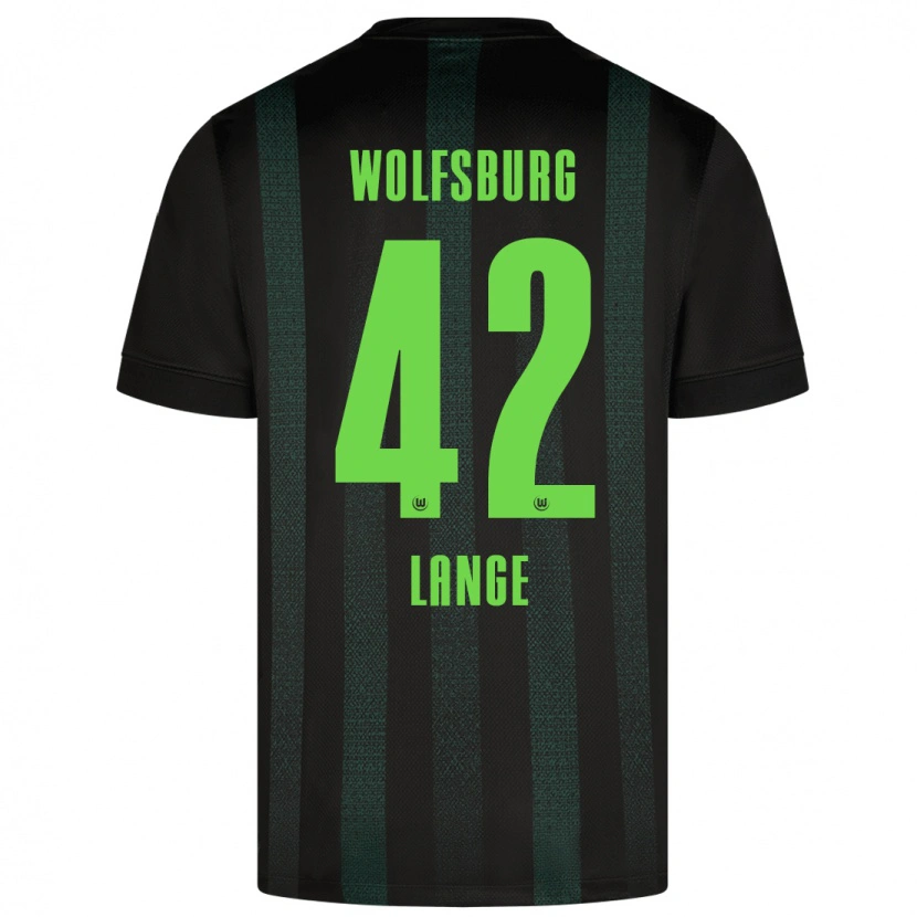 Danxen Børn Felix Lange #42 Mørkegrøn Udebane Spillertrøjer 2024/25 Trøje T-Shirt