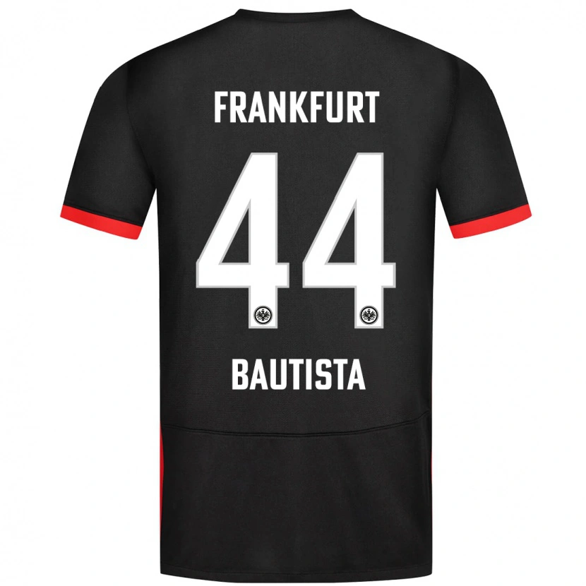 Danxen Børn Davis Bautista #44 Sort Udebane Spillertrøjer 2024/25 Trøje T-Shirt